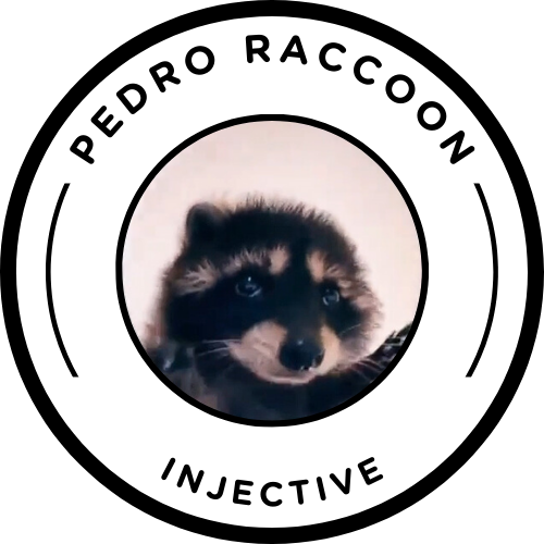 Pedro the Raccoon Logo